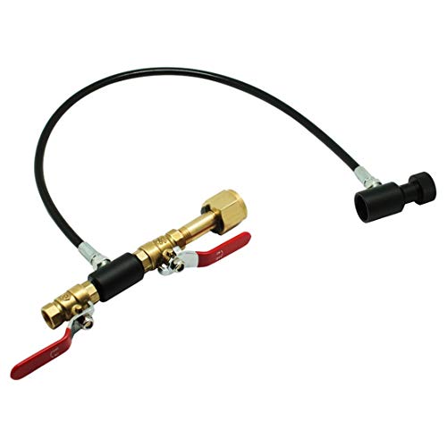 Preisvergleich Produktbild Sanzhileg Füllstandadapter für Soda Stream-CO2-Tank- / Zylinder-Nachfüllstation mit Anschluss - Schwarz