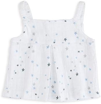 aden + anais Layette Smock Top (Night Sky - Starburst) (9-12 months)