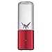 Produktbild Mini Mixer Tragbare Smoothie Maker Blender Mobiler Standmixer mit USB Wiederaufladbar Reise Juicer Sport BPA Frei 350ml Glasflasche 6 Blatt Klinge(Red)