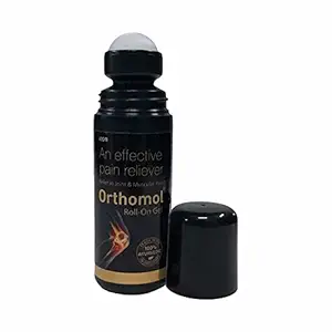 Orthomol Ayurvedic Pain Relief Roll On Gel 75 gm for Joint Pain, Muscular Pain, Knee Pain ? 75 gm