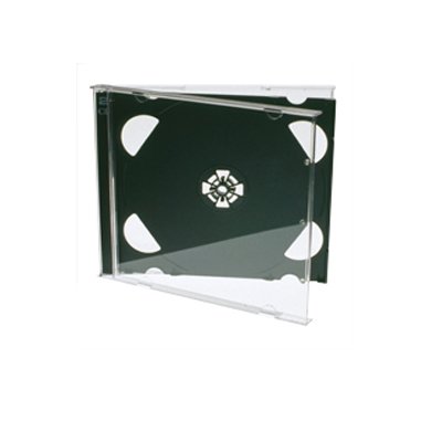 Cvb Media Hochwertiges 10 X Cd Jewel Case Mit Schwarzem Bandeja Doppelbettgröße 10 Mm - 