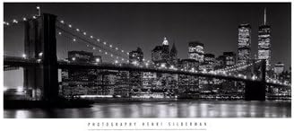 Brooklyn Bridge Poster Print by Henri Silberman (20 x 9)