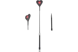 Chenyesun Frustino da Equitazione Frusta per Cavallo con Pelle PU, Horse Riding Whips,Horses Frusta Antiscivolo per Performance da palco, Equitazione Cavallo Crop