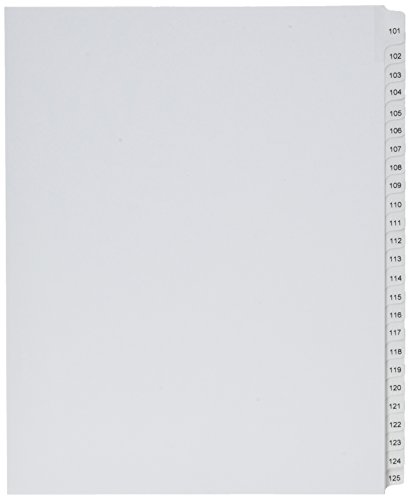 Preisvergleich Produktbild Avery 01705 Trennblatt – Trennblätter (weiß, Papier, Letter)