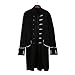 Produktbild MYMYG Herren Steampunk viktorianischen Mantel mittelalterlichen Jacke Viking Renaissance formalen Frack Gothic Tuxedo Stehkragen Mantel Kostüm Frack Jacke Gothic Gehrock Uniform