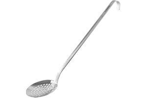 FMPROFESSIONAL FM Professional 21883 écumoire en inox, ustensiles de cuisine, araignée pour cuisine, outil de cuisine, acier inoxydable, 39,4 x 9,9 cm