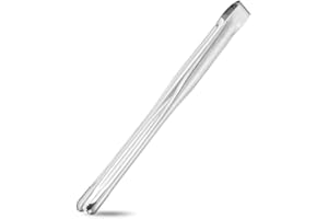 KYLOS 1 Stück Fleischzange edelstahl, Küchen zange, Wurstzange, Küchenzange edelstahl, Grillzange, Koch zange, Fleischzange küchenzange, Für Kochen, Servieren, Grillen, Buffets, Salate(Silber)