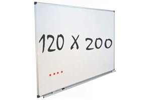 Vivol Eco magnetyczna tablica suchościeralna, 120 x 200 cm, aluminiowa rama, tablica magnetyczna, tablica magnetyczna, tablica na długopisy, 14 rozmiarów, magnetyczna i do pisania
