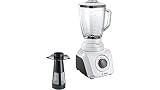  Bosch MMB42G1B Batidora de vaso 2.3L 700W Blanco - Licuadora (2,3 L, Batidora de vaso, Blanco, Vidrio, Acero inoxidable, 700 W)