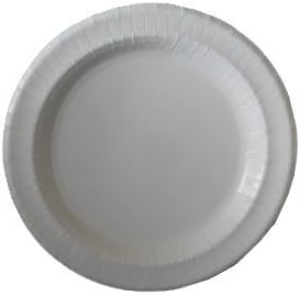 Paper Plates for Barbecue, pack of 250 pieces, colour white, diameter 29 cm