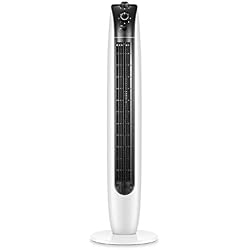 Silencieux Ventilateur Colonne, Maison Minuterie Colonne Climatisation, Rafraichisseur D'air Ventilator Blanc