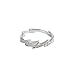 Produktbild MTWTM Reines Silber Ring Ring Blitz Eröffnung Trend Weiblichen Schmuck Wasser Diamond