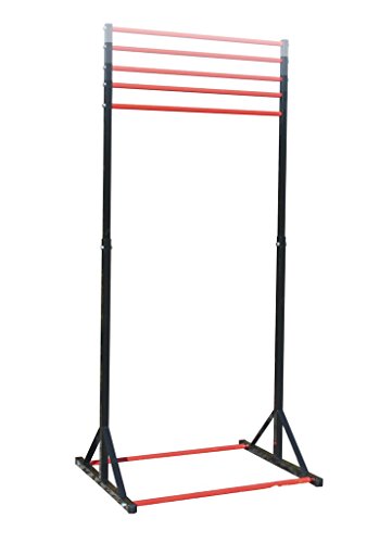 PROFI Klimmzug Stange bis 240cm Kraft Station Dip Rückentrainer 2x Verbindungsrohr Muscle up - 2