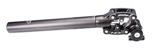 Federsattelstütze 31,6 mm Suntour + Komfort Trekking Sattel Gelsattel endzone - 2