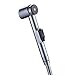 YM SHOWER Chrome Toilet Hand Held Bidet Shattaf Cloth Diaper Sprayer with 80-inch Extra Long Hose and Bracket Holder, LP900