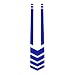 Produktbild Morelyfish Motorbike Striped Sticker Motorcycle Fender Reflective Sticker Waterproof Moto Decal Tattoo Prevent Scratch