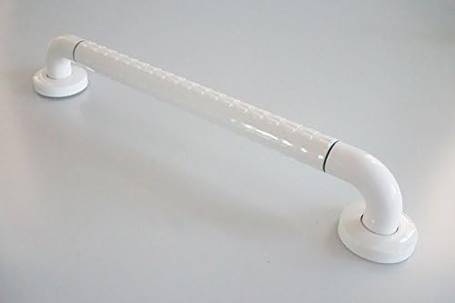 ZQ@QXNon-slip antimicrobial heated bathroom disabled persons armrest, 400mm long white