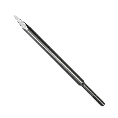 S&R Meister Meißel-Set SDS-plus 3-teilig: Flachmeißel 14x250x20, Spatmeißel 14x250x40, Spitzmeißel 14x250mm, universell einsetzbar - 4