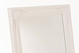 CLP Standspiegel FELICIA 120 x 60 cm mit nostalgischem Touch, wundervolle Verzierungen weiß - 5