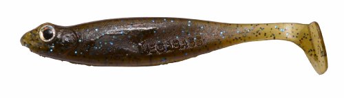 MegabassSoft Lure Vios Mineral Hazedong Shad 3 Inches Green Pumpkin Blue (1909) 4513473331909