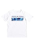Camiseta para chicos 8-16 Quiksilver The Jungle Camiseta de Manga Corta, Niños, Blanco (White), XL