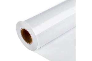 SanBiz Premium Heat Transfer Vinyl for Fabric - Single Roll (30cm x 12ft) White HTV Vinyl, 11 Assorted Iron on Vinyl Colors - Easy to Cut and Weed HTV Vinyl Bundles for DIY Heat Press Custom Designs