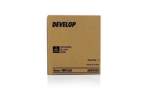 Toner Original Develop A0 Ineo + 35 x 51 / D2 Toner Black for Approx. 6,000 Pages for Ineo) Develop 35, Develop Ineo 35 P, Develop Ineo + 35 / Develop Ineo + 35 P