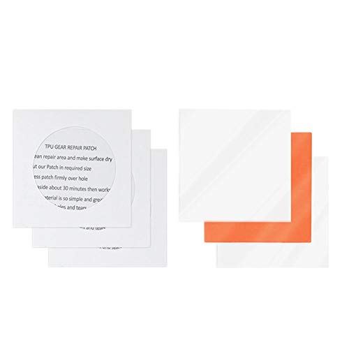 perpetualu Parche de Poliuretano termoplástico, Adhesivo de Tela Autoadhesivo Impermeable, para Tiendas de campaña, Chaquetas, Plumas, Abrigos de Lluvia, etc.