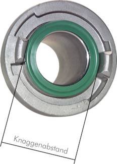 Storz-Kupplung 38mm Schlauch 52-C, Aluminium (geschmiedet) Werkstoff:Aluminium (geschmiedet) - 2