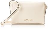 Calvin Klein Damen Avant Ew Crossbody Umhängetasche, Grau (Light Sand), 5x16x25 cm