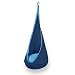 Produktbild SAMAY Hängesessel Hängematte für Kinder Jungs Kindersitz Dunkelblau und Hellblau für den Innen und Außenbereich Hängehöhle mit Luftkissen - Komplettes Kit (erfordert Installation) - Kids Hammock Blue