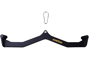 DORUIMI Home Gym Fitness Aviron T-Bar V-Bar Poulie Câble Machine Attachements Biceps Curl Triceps LAT Barre déroulante Back Musculation Poignées Poignées LAT Pull Down Bar Press Down Exercices