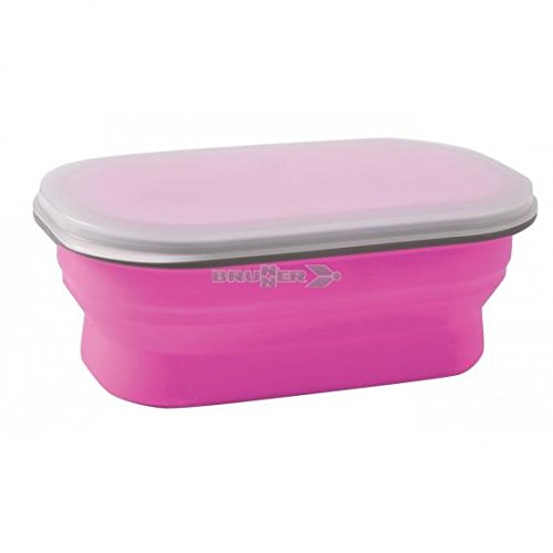 Preisvergleich Produktbild Brunner klappbar Snack Box Brotdose, 0.6L, klein, PINK