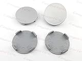 4 x exterior 56 mm Interior 56 mm buje tapas A25 - 29 - Llanta buje de rueda Tapa Tapa gris nologo