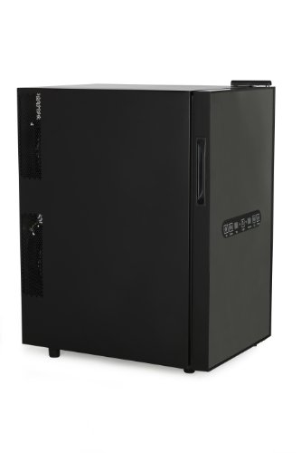 Amstyle Design Weinkühlschrank 2 Temperaturzonen Klima-Zonen Schwarz 48 Liter 18 Flachen Getränkekühlschrank 8-18°C Weinkühler Weinklimaschrank Glastür Freistehend Rot & Weißwein Höhe 64cm (EEK: C) - 20