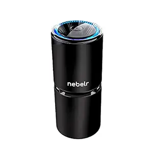 Nebelr Car Air Purifier Ionizer - 10 Million Negative Ions - Kills 99.9% Viruses - Removes PM2.5 & Dust - Designed in Japan