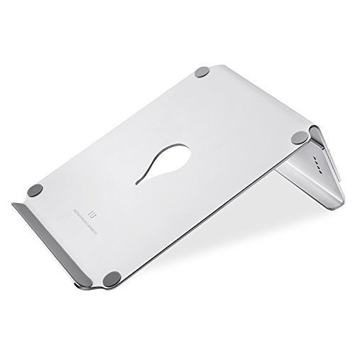 Paragala Ergonomische Einstellbare Laptop Ständer Universal Stilvollen Aluminium Notebook Halter für MacBook Pro Air Stand And Other 10-17 Zoll Laptops (Silver2)