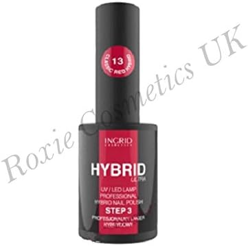 Ingrid Hybrid Ultra Nail Polish UV LED Lamp Base Top Professional Hybrid 7ml 13 Classic Red