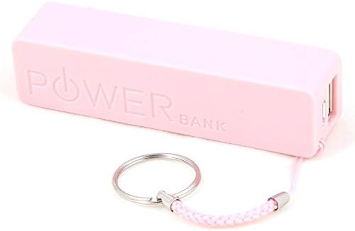 Mobile Power Bank (USB, 2600mAh, Pink) - Phone Charger