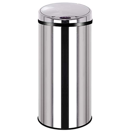 Kitchen Move BAT-42LB AS Design Originale Poubelle Sensor Automatique Inox Capacité 42 Litres