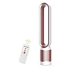 Xb Ventilateur de Refroidissement électrique sans contrôle de Flux d'air de contrôle de Tour de Ventilateur sans Lame pour la Maison et Le Bureau,Pink