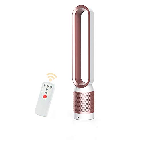 Xb Ventilateur de Refroidissement électrique sans contrôle de Flux d'air de contrôle de Tour de Ventilateur sans Lame pour la Maison et Le Bureau,Pink