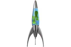 Lava Lamp by Mathmos: Telstar Rocket Lava Lamp Blue/Green