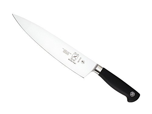 Mercer Culinary Genesis 9-Inch Chef's-Short Bolster, Stainless Steel, Black