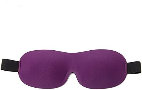 3D Sleep Mask Black Eyeshade Cover Natural Sleeping Eyes Mask Travel Eye Patch Aid Relax Rest Blindfold Eyepatch Tool Purple
