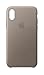Price comparison product image Apple MQT92ZM/A European Leather Protective Back Cover for iPhone X - Taupe