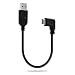Produktbild USB Type C Kabel Ladekabel mit 90° Winkelstecker Rechts 90 Grad gewinkelt, SMTR USB-C auf USB 3.0 Kabel (25CM) für USB Type-C für Nexus 6P, Nexus 5X, LG G5, Huawei P9, Lumia 950/ 950XL, Chromebook Pixel C, Nokia N1, MacBook und weitere