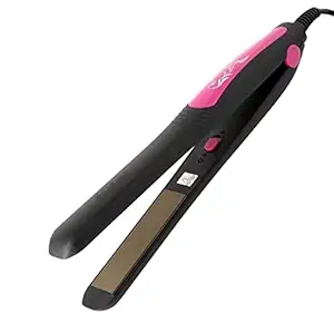 Professional Slim Design Stylish Hair Straightener with Ceramic Coated Plates & Quick Heat-Up (Color May Vary)