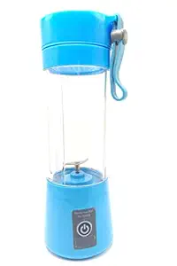 Nouvel Plastic Portable USB Electric Smoothie Shaker and Maker Blender Juice Cup, Blue