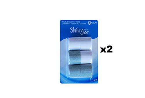 pack x2 recambio rodillos lima de uñas, uñas naturales y brillantes. Para limar, pulir y dar brillo (NO INCLUYE MAQUINA)